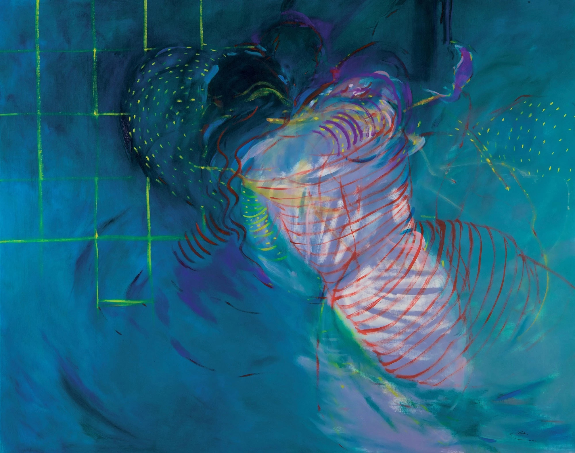 rashid al khalifa solo exhibition abstract-figurative-iv